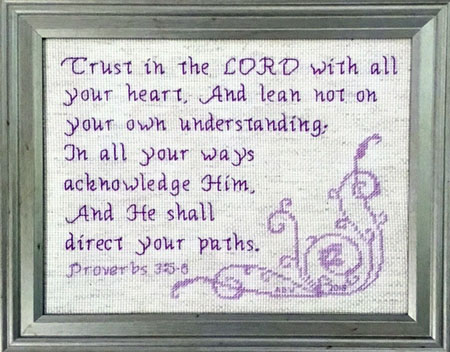 Direct Your Paths stitched by Arlene DeVries